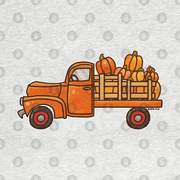 Pickup A Pumpkin! (Orange Version) by Jan Grackle